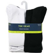 Wholesale - 10pk TEK GEAR BASIC HC CREW SOCKS SIZE 9-11, UPC: 193159148263